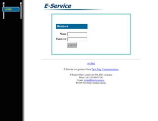 eservice.com.au screenshot