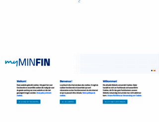 eservices.minfin.fgov.be screenshot
