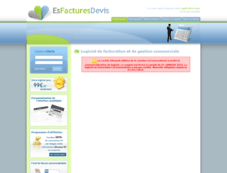 esfacturesdevis.com screenshot