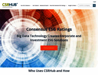 esg.csrhub.com screenshot