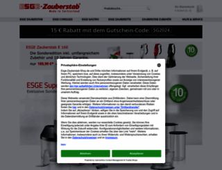 esge-zauberstab-shop.de screenshot