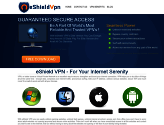 eshieldvpn.com screenshot