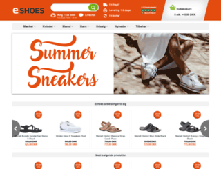 eshoes.dk screenshot