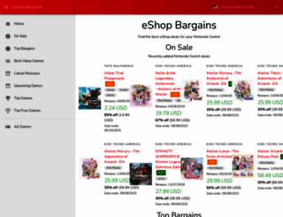 eshop-bargains.com screenshot