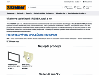 eshop-kreiner.cz screenshot