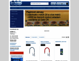 eshop.lutoma.cz screenshot
