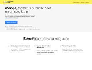 eshops.mercadolibre.com.mx screenshot