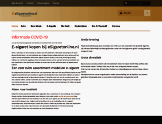 esigaretonline.nl screenshot