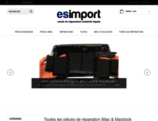 esimport.fr screenshot
