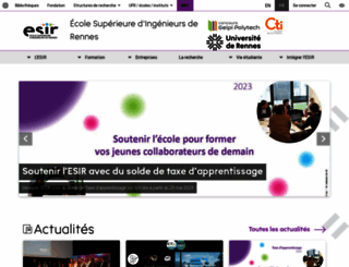 esir.univ-rennes1.fr screenshot