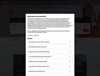 esky.co.uk screenshot