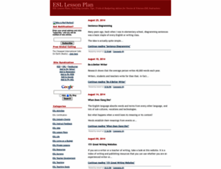 esl-lesson-plan.com screenshot