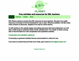 esl-planet.com screenshot