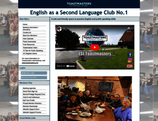 esl1.toastmastersclubs.org screenshot