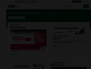 esmo.org screenshot