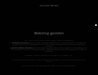 esmokerwinkel.nl screenshot