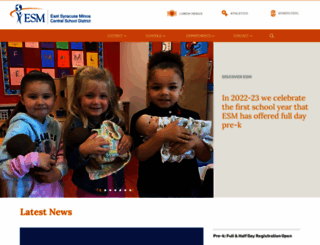 esmschools.org screenshot