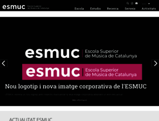esmuc.cat screenshot
