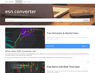 esnconverter.com screenshot