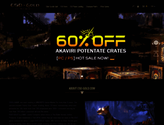 eso-gold.com screenshot
