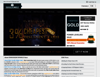 esogoldconsole.com screenshot