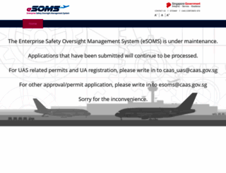 esoms.caas.gov.sg screenshot