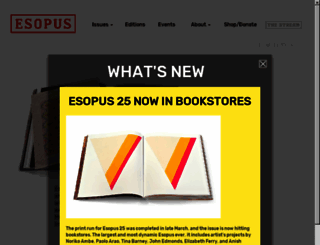 esopusmag.com screenshot