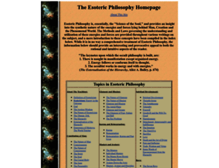 esoteric-philosophy.net screenshot