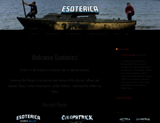 esotericathepodcast.com screenshot