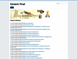 esotericfinal.com screenshot