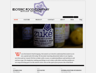 esotericfoods.com screenshot