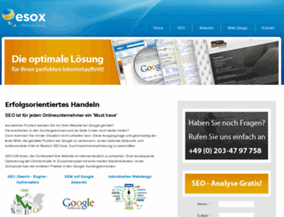 esox-webmarketing.de screenshot