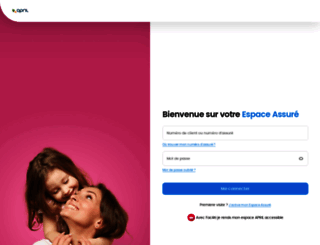 espace-assures.april.fr screenshot