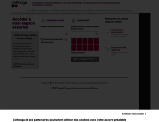 espace-client.cofinoga.fr screenshot