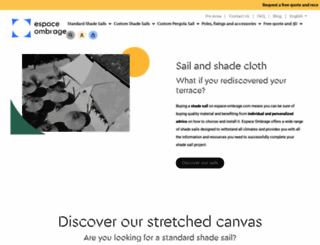 espace-ombrage.com screenshot