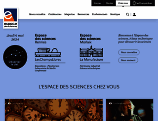 espace-sciences.org screenshot
