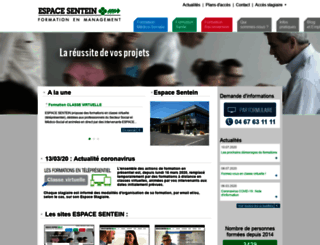 espace-sentein.fr screenshot