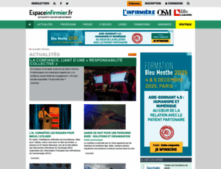 espaceinfirmier.fr screenshot