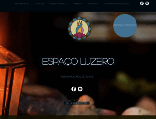 espacoluzeiro.com.br screenshot