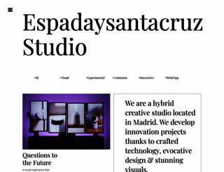 espadaysantacruz.com screenshot