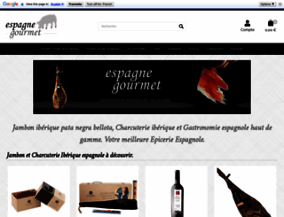 espagne-gourmet.com screenshot