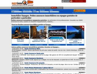 espagne.repimmo.com screenshot
