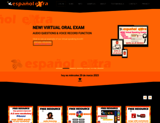 espanol-extra.co.uk screenshot