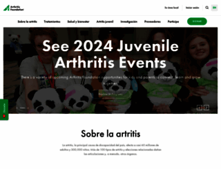 espanol.arthritis.org screenshot