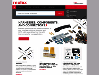 espanol.molex.com screenshot