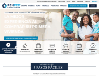 espanol.penfed.org screenshot