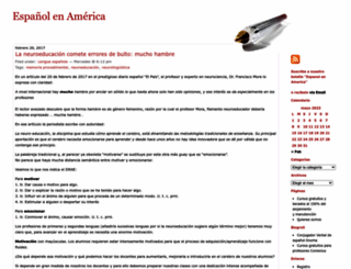 espanolenamerica.wordpress.com screenshot