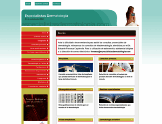especialistasdermatologia.com screenshot