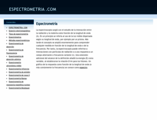 espectrometria.com screenshot