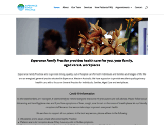 esperancefamilypractice.com.au screenshot